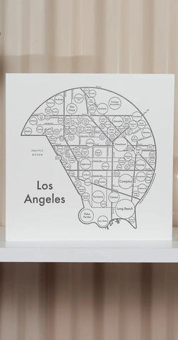 Archie's - Los Angeles Map Print