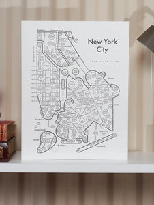Archie's -New York City Map Print
